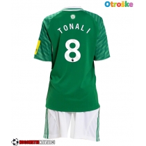 Otroške Nogometnih dresov Newcastle United Sandro Tonali #8 Gostujoči 2025-26 Kratki rokavi (+ hlače)